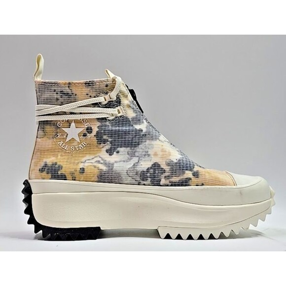 Converse 170776C Run Star Hike Women's Size 7 Washed Florals Shoes NEW With Box - Picture 6 of 11